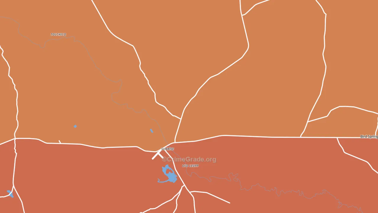 86035, AZ Map of Theft Rates