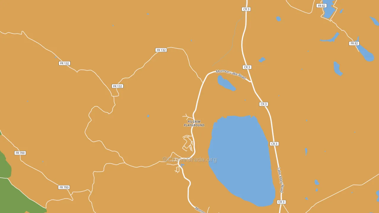 86038, AZ Map of Theft Rates