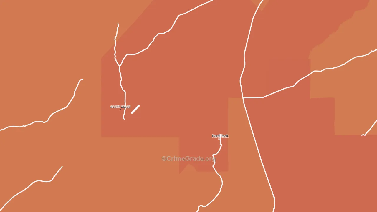 86039, AZ Map of Theft Rates