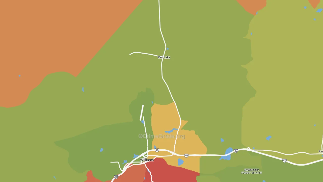 86046, AZ Map of Theft Rates