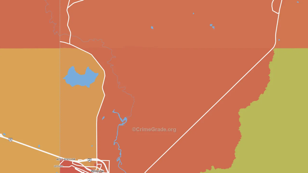 86047, AZ Map of Theft Rates