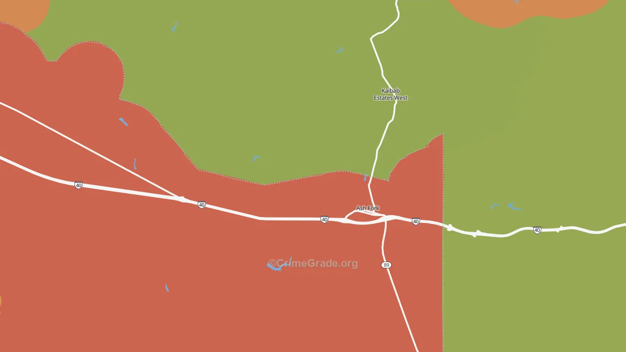 86320, AZ Map of Theft Rates