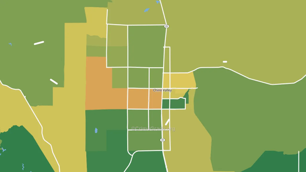 86323, AZ Map of Theft Rates