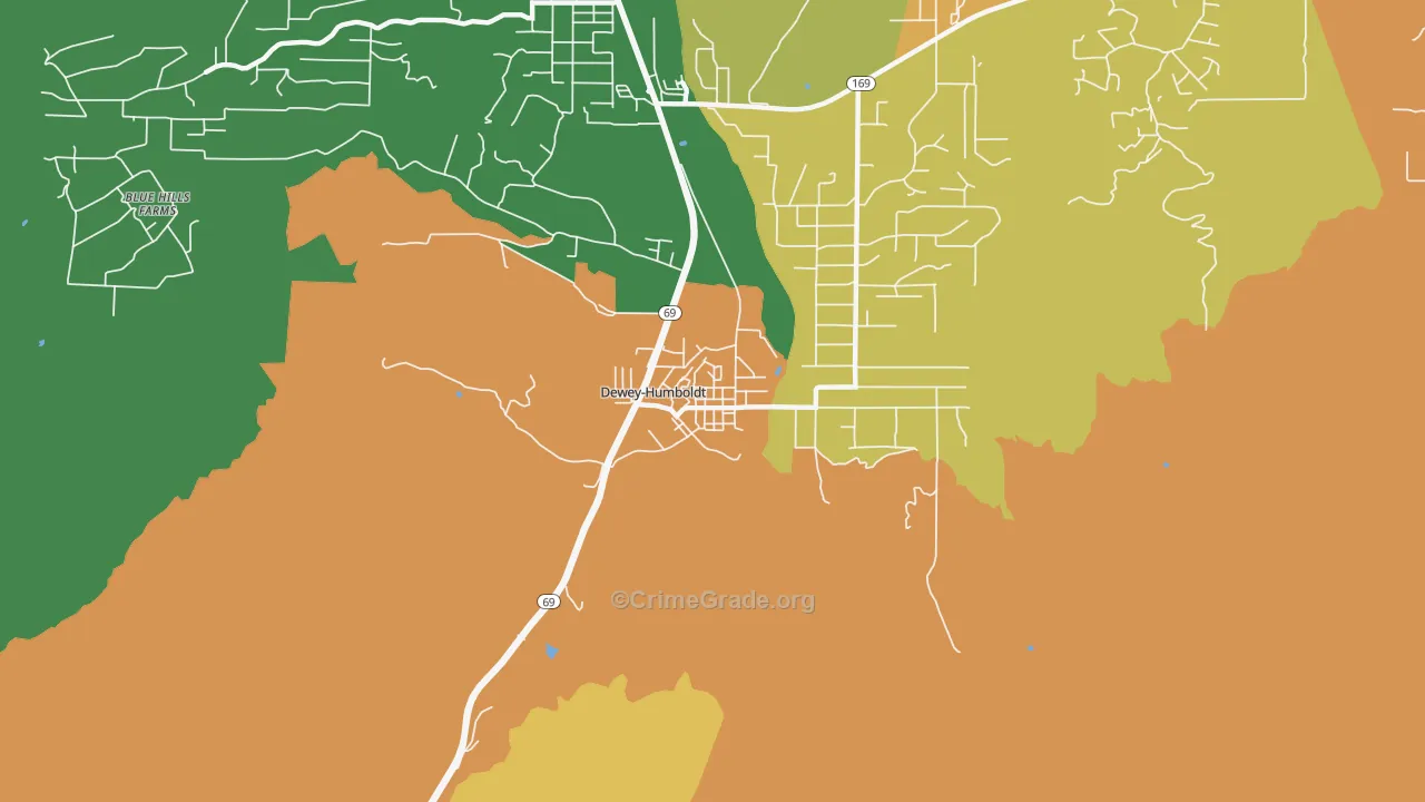 86329, AZ Map of Theft Rates