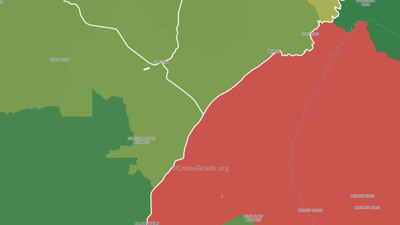 86332, AZ Map of Theft Rates