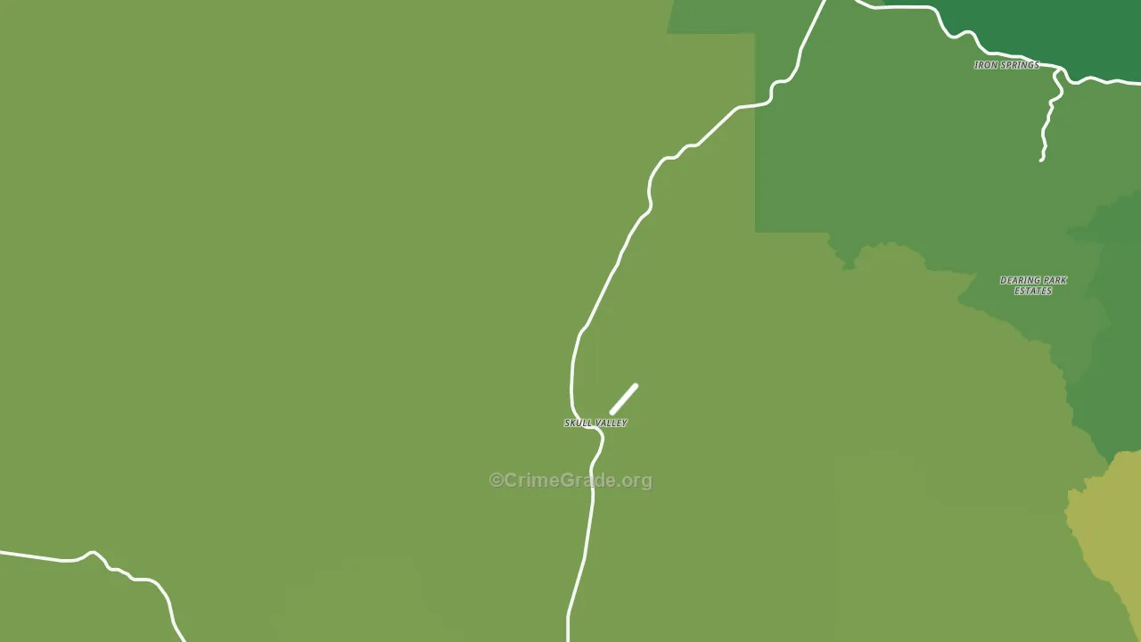 86338, AZ Map of Theft Rates