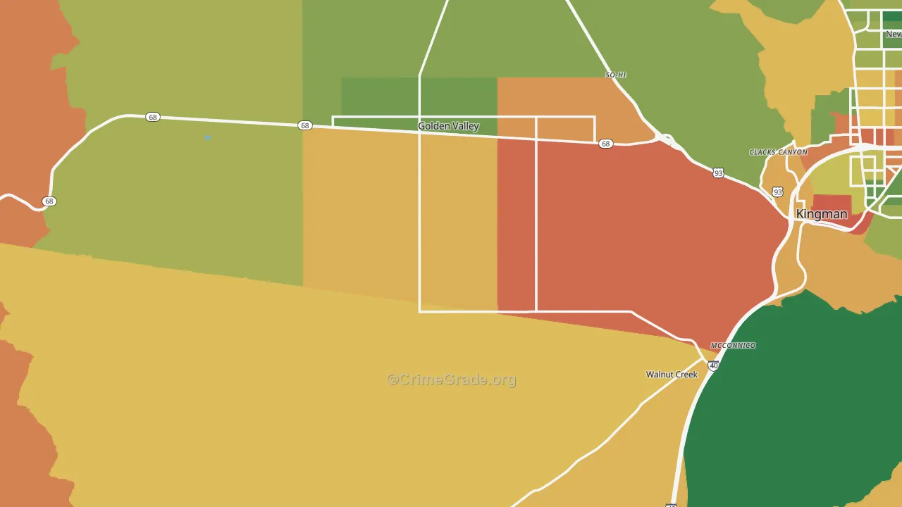86413, AZ Map of Theft Rates