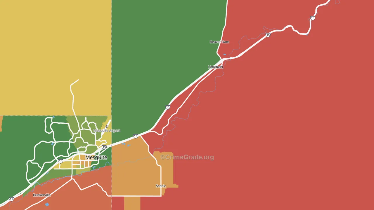 86432, AZ Map of Theft Rates