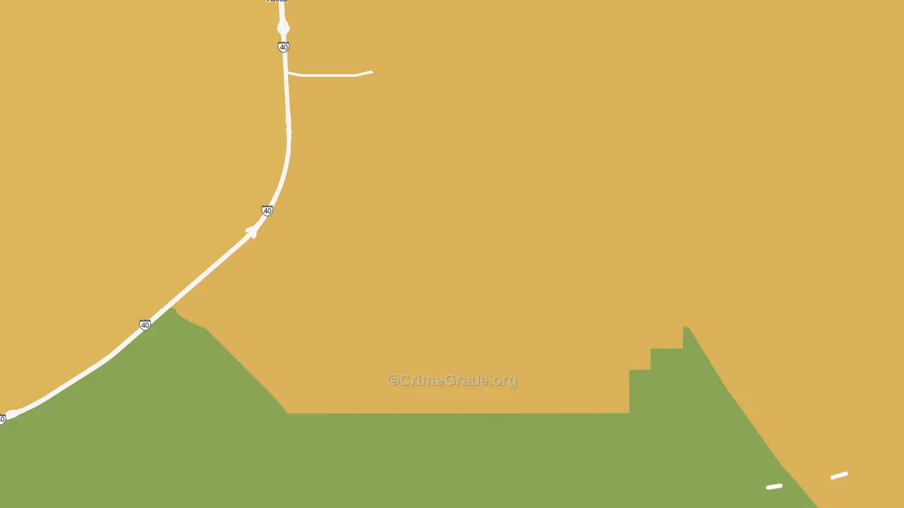 86438, AZ Map of Theft Rates