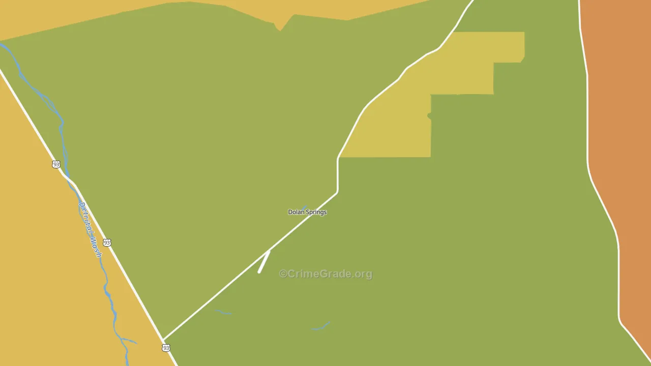 86441, AZ Map of Theft Rates