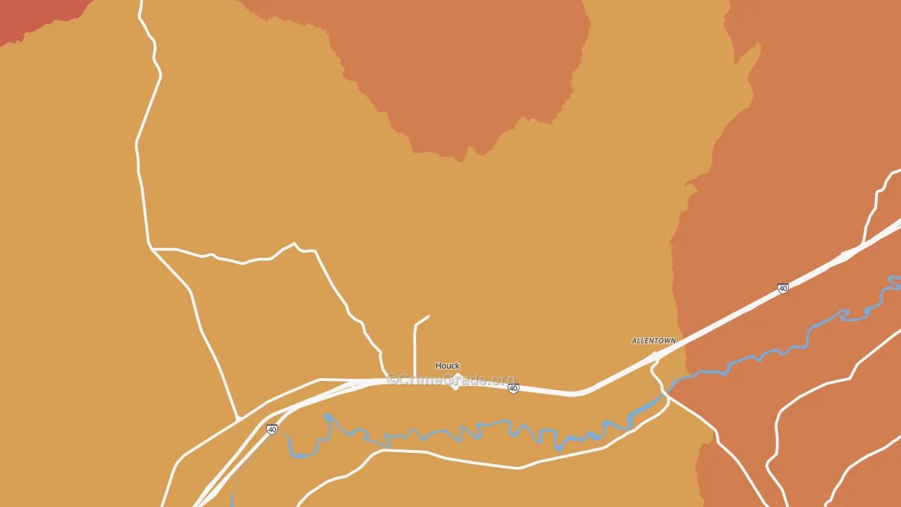 86506, AZ Map of Theft Rates