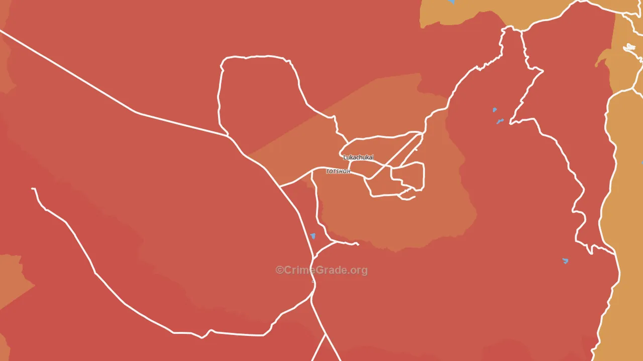 86507, AZ Map of Theft Rates