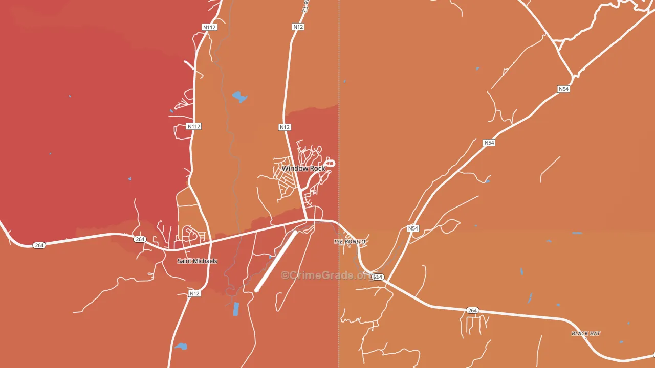 86515, AZ Map of Theft Rates