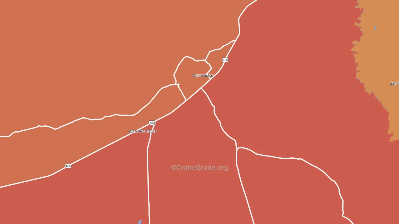 86535, AZ Map of Theft Rates
