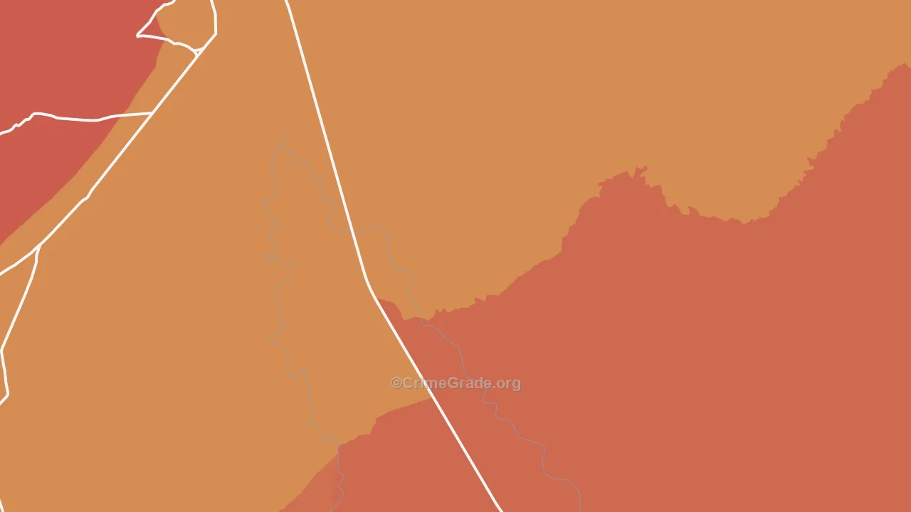 86545, AZ Map of Theft Rates