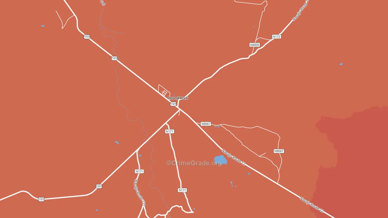 86547, AZ Map of Theft Rates