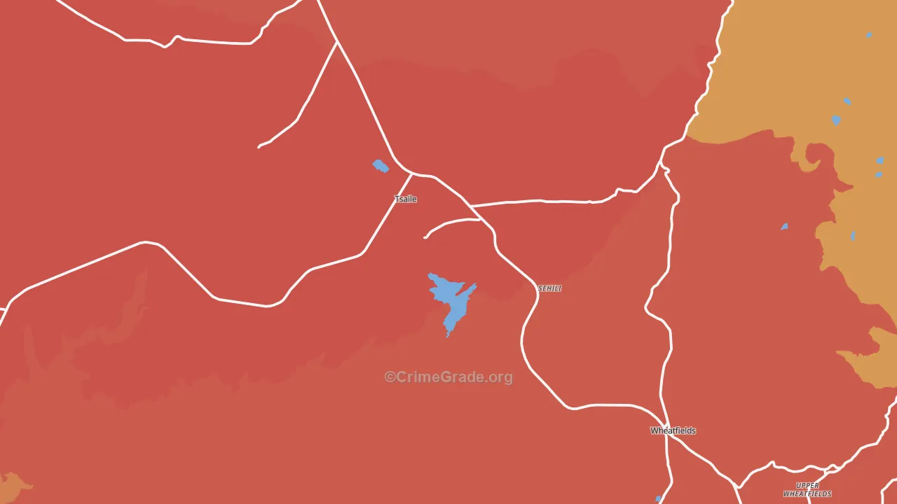 86556, AZ Map of Theft Rates