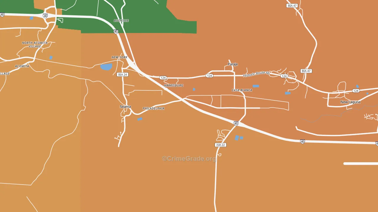 87007, NM Map of Theft Rates