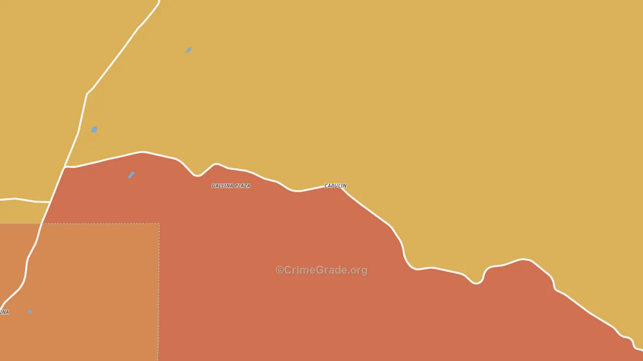 87017, NM Map of Theft Rates