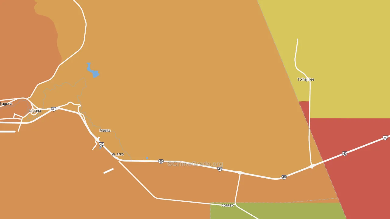 87026, NM Map of Theft Rates