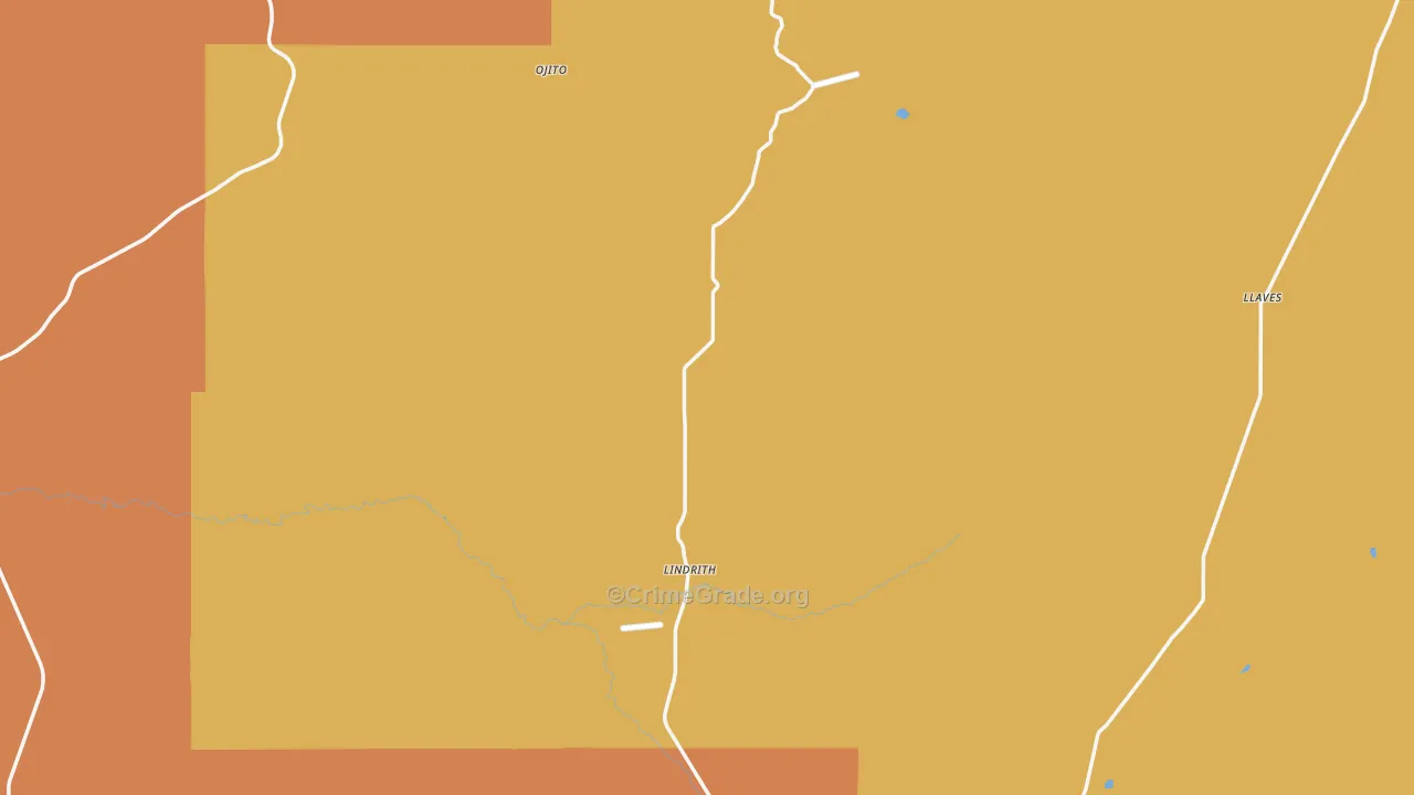 87029, NM Map of Theft Rates