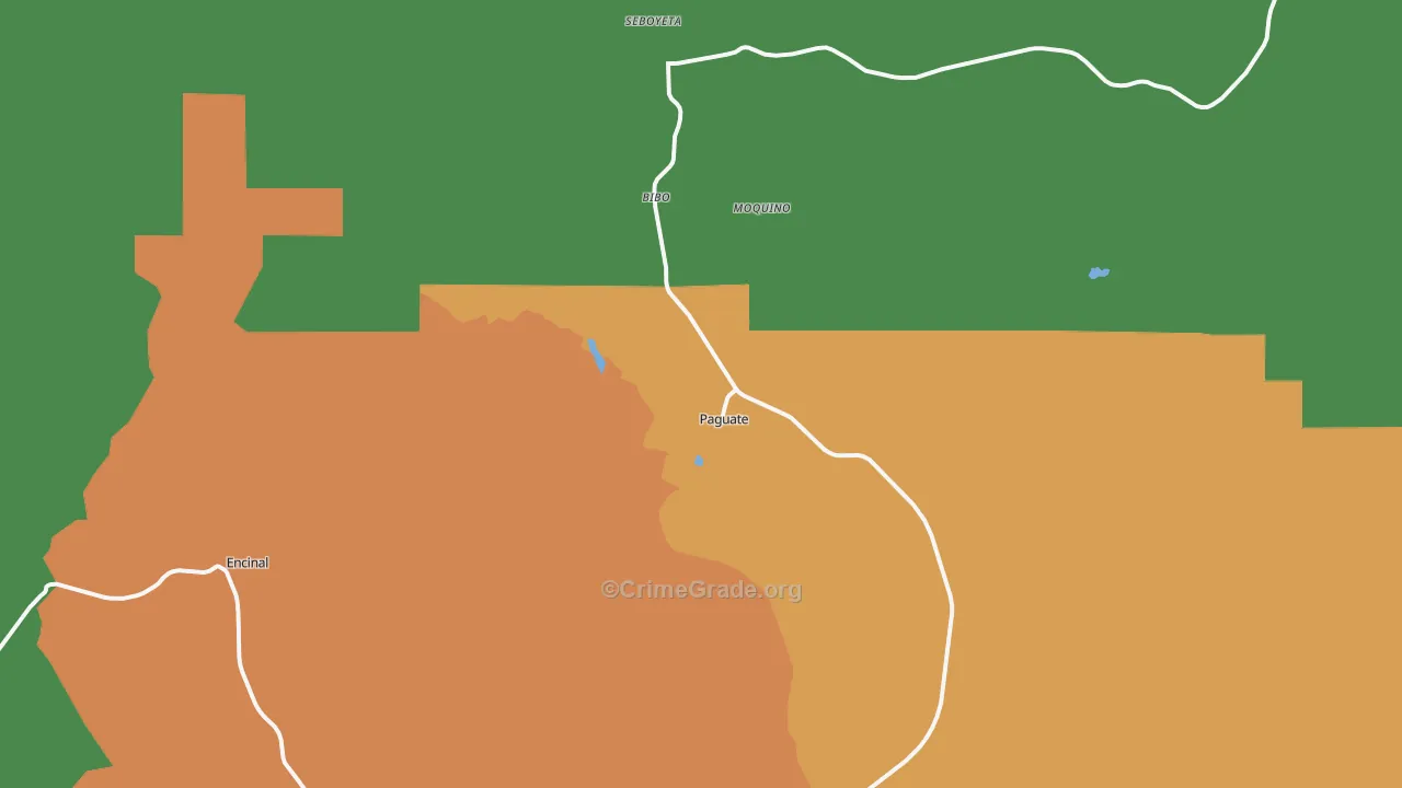 87040, NM Map of Theft Rates