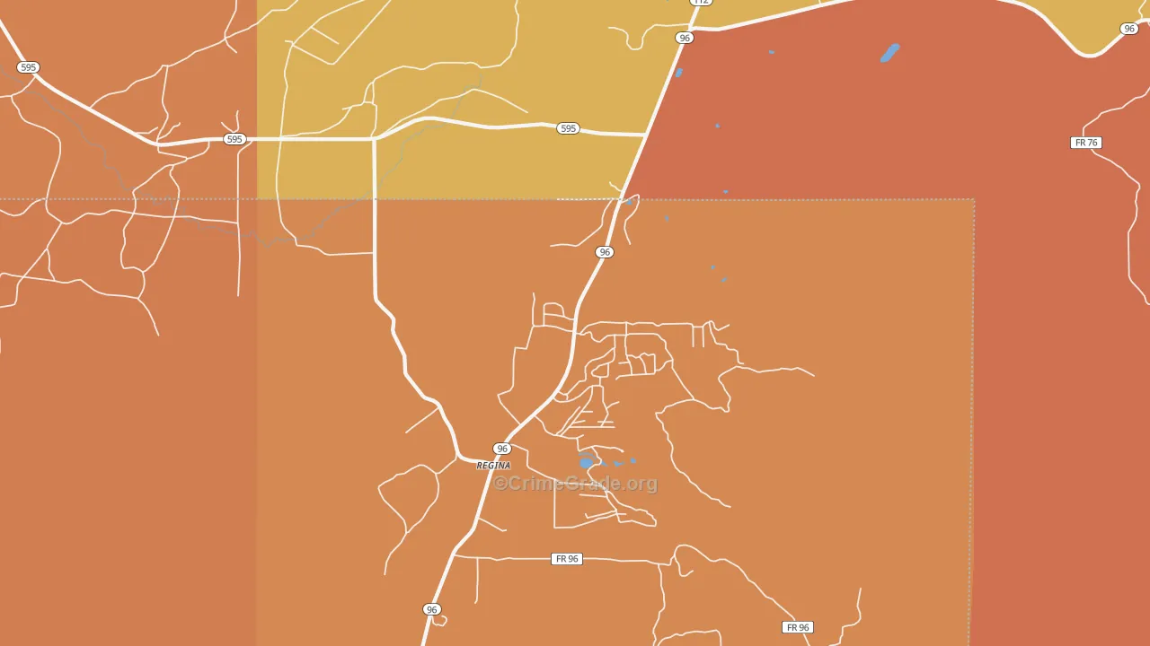 87046, NM Map of Theft Rates
