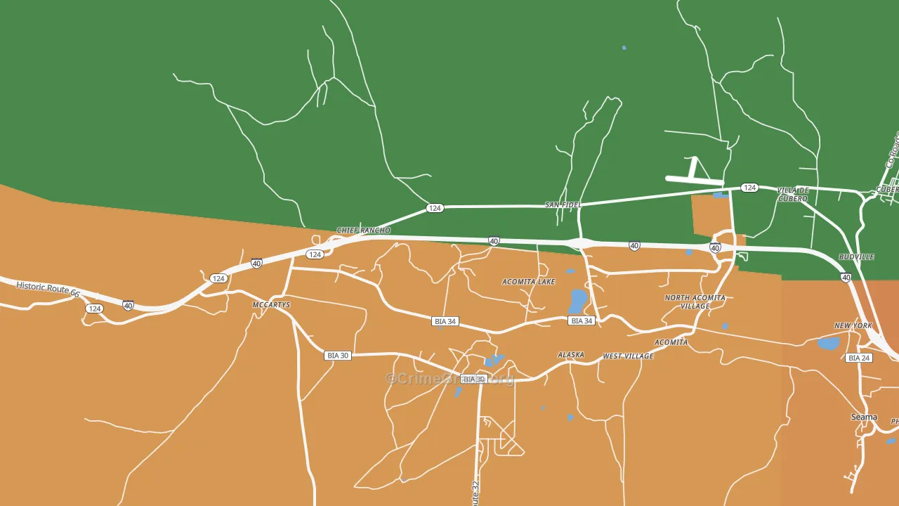 87049, NM Map of Theft Rates