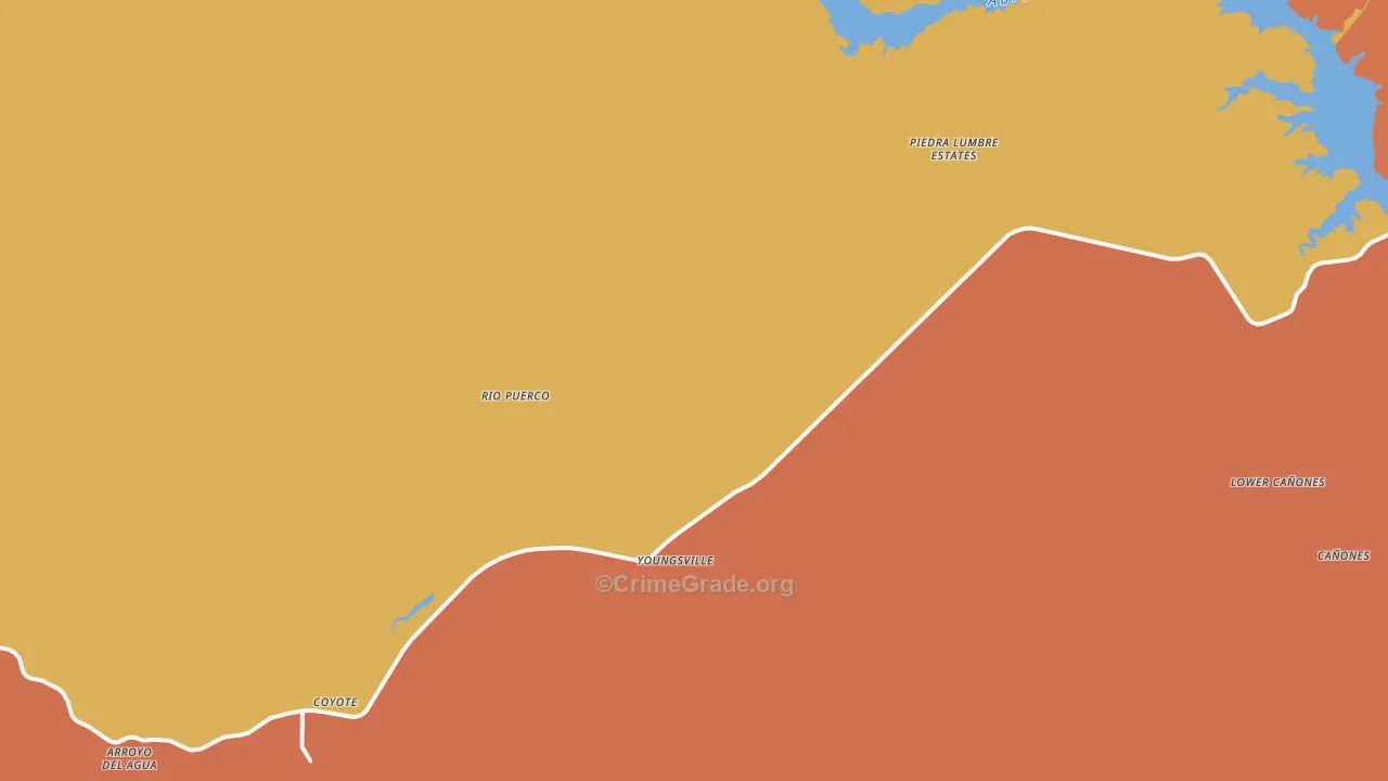 87064, NM Map of Theft Rates