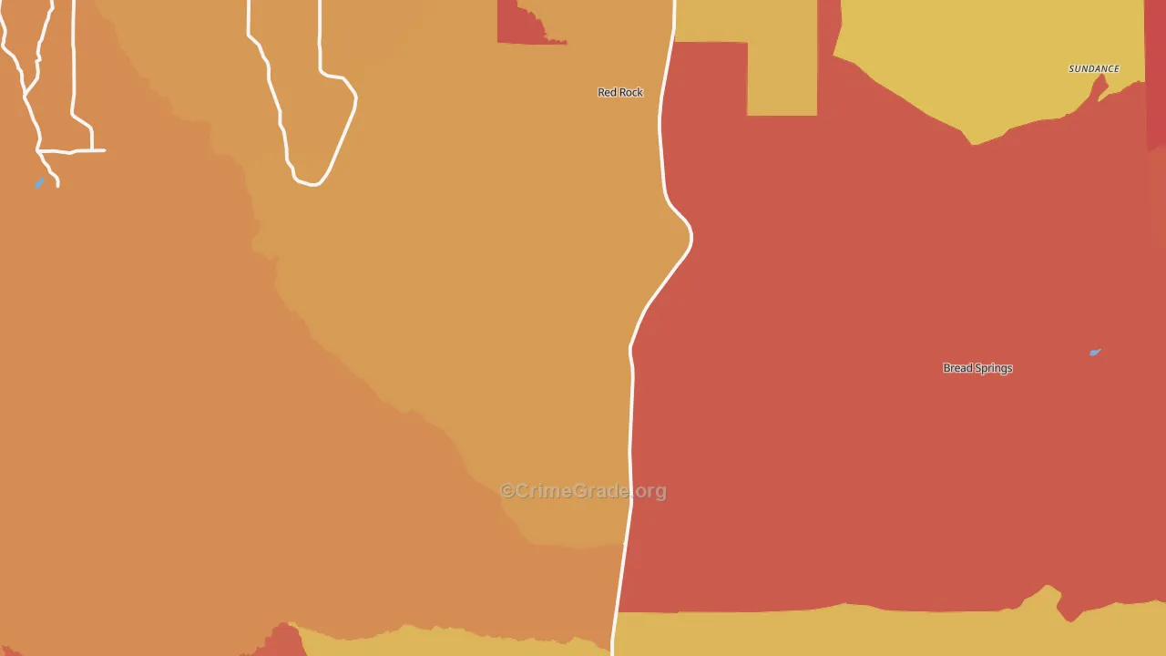87305, NM Map of Theft Rates