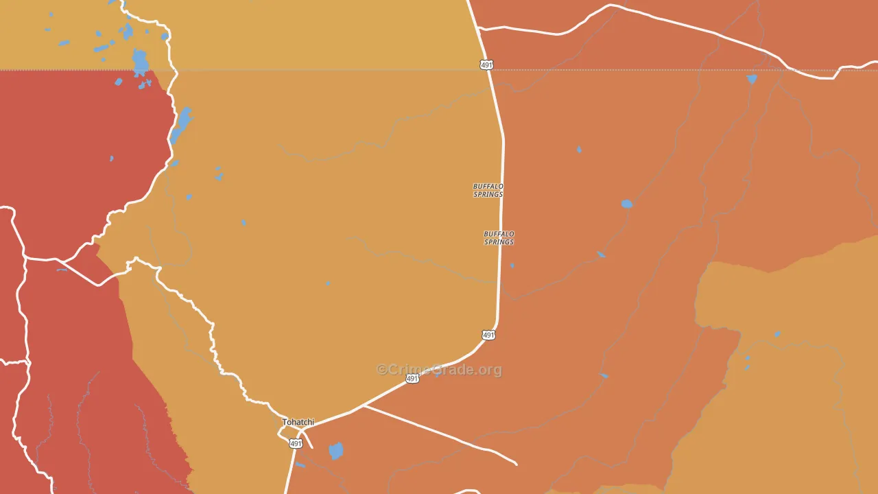 87325, NM Map of Theft Rates
