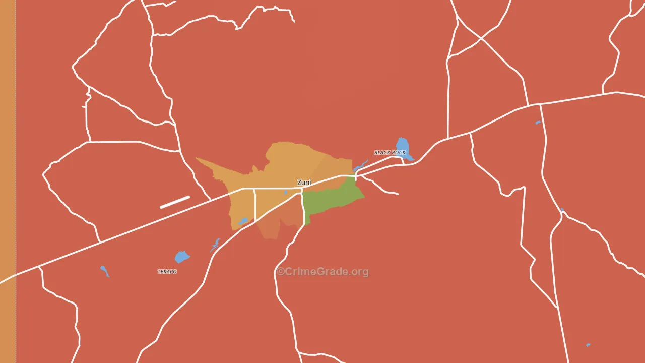 87327, NM Map of Theft Rates