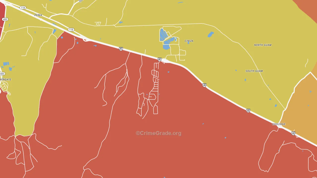 87347, NM Map of Theft Rates