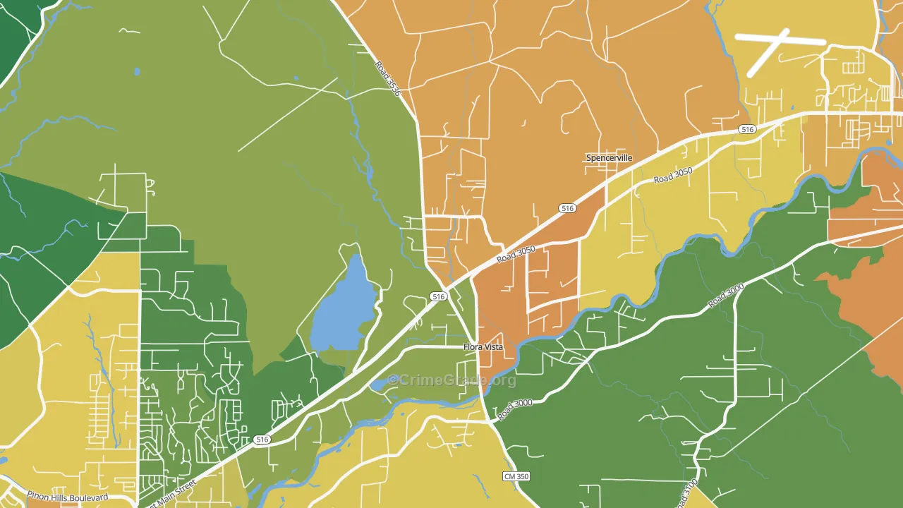 87415, NM Map of Theft Rates