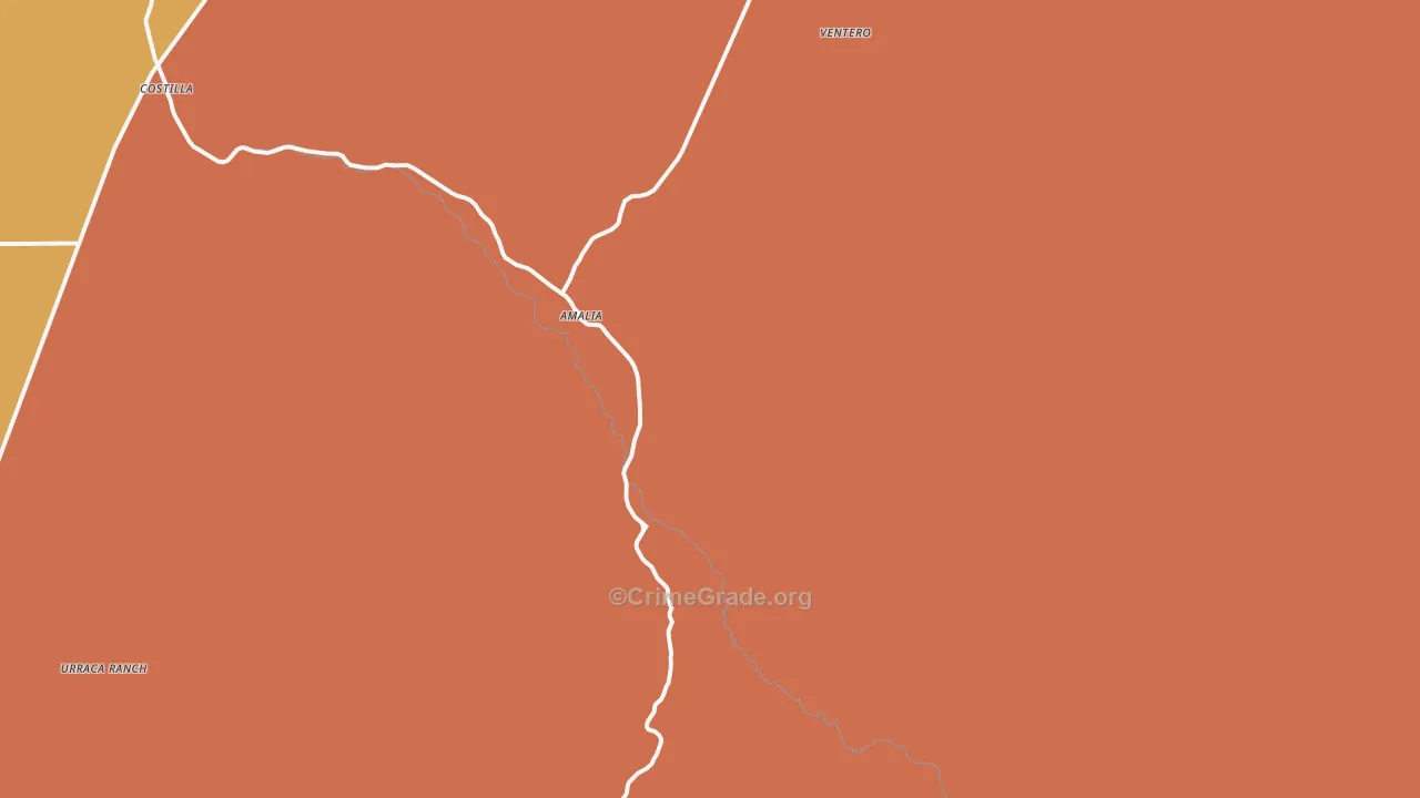 87512, NM Map of Theft Rates