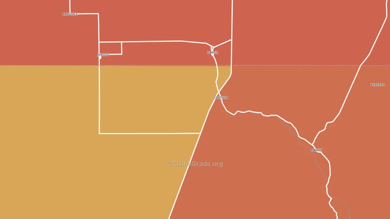 87524, NM Map of Theft Rates