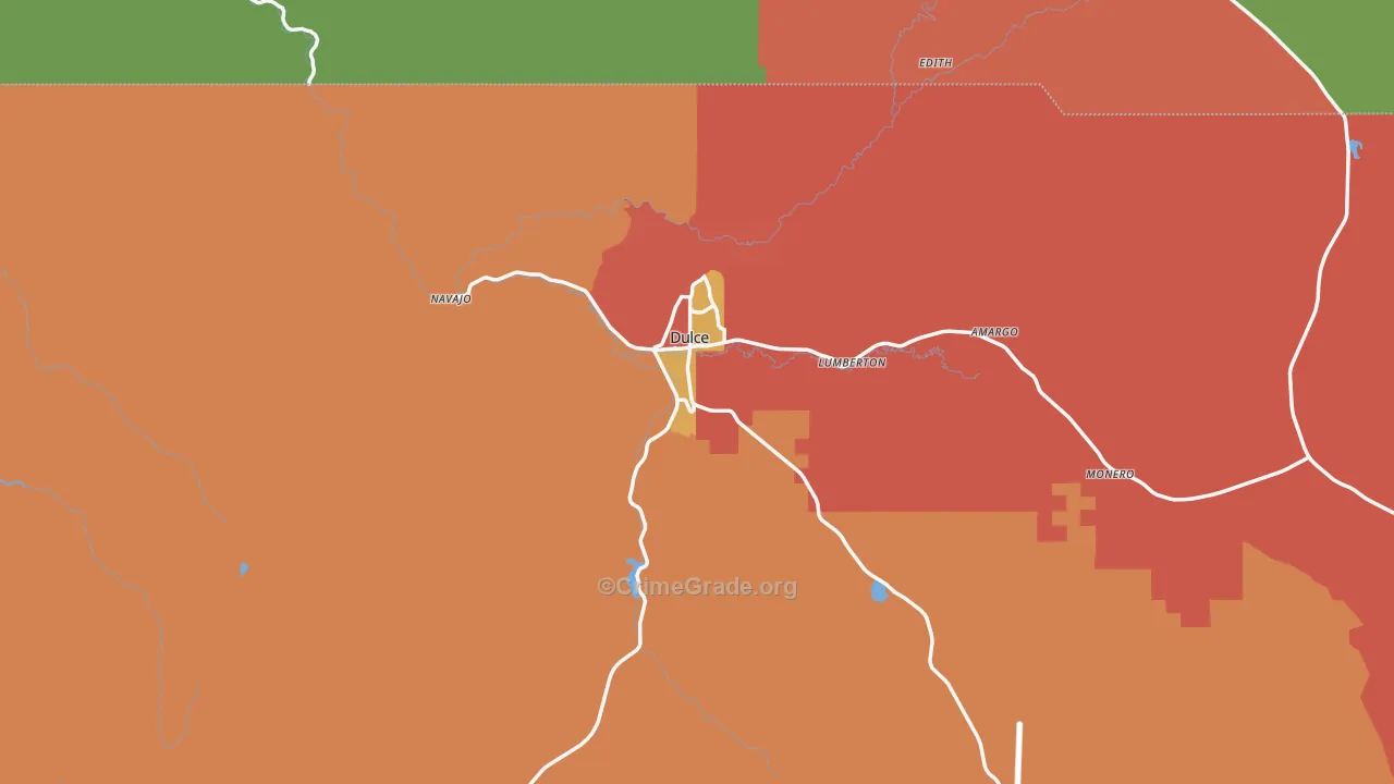 87528, NM Map of Theft Rates