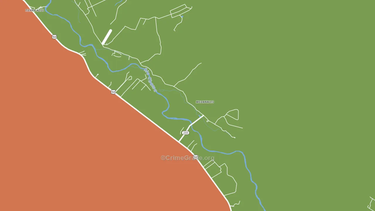 87548, NM Map of Theft Rates
