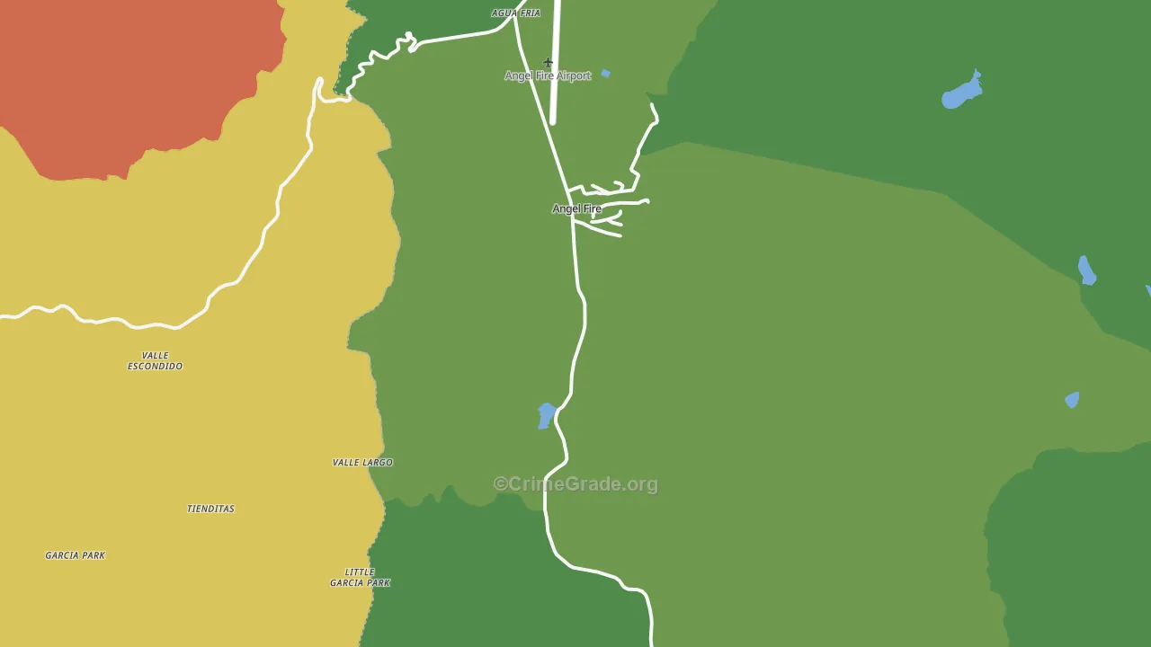 87710, NM Map of Theft Rates