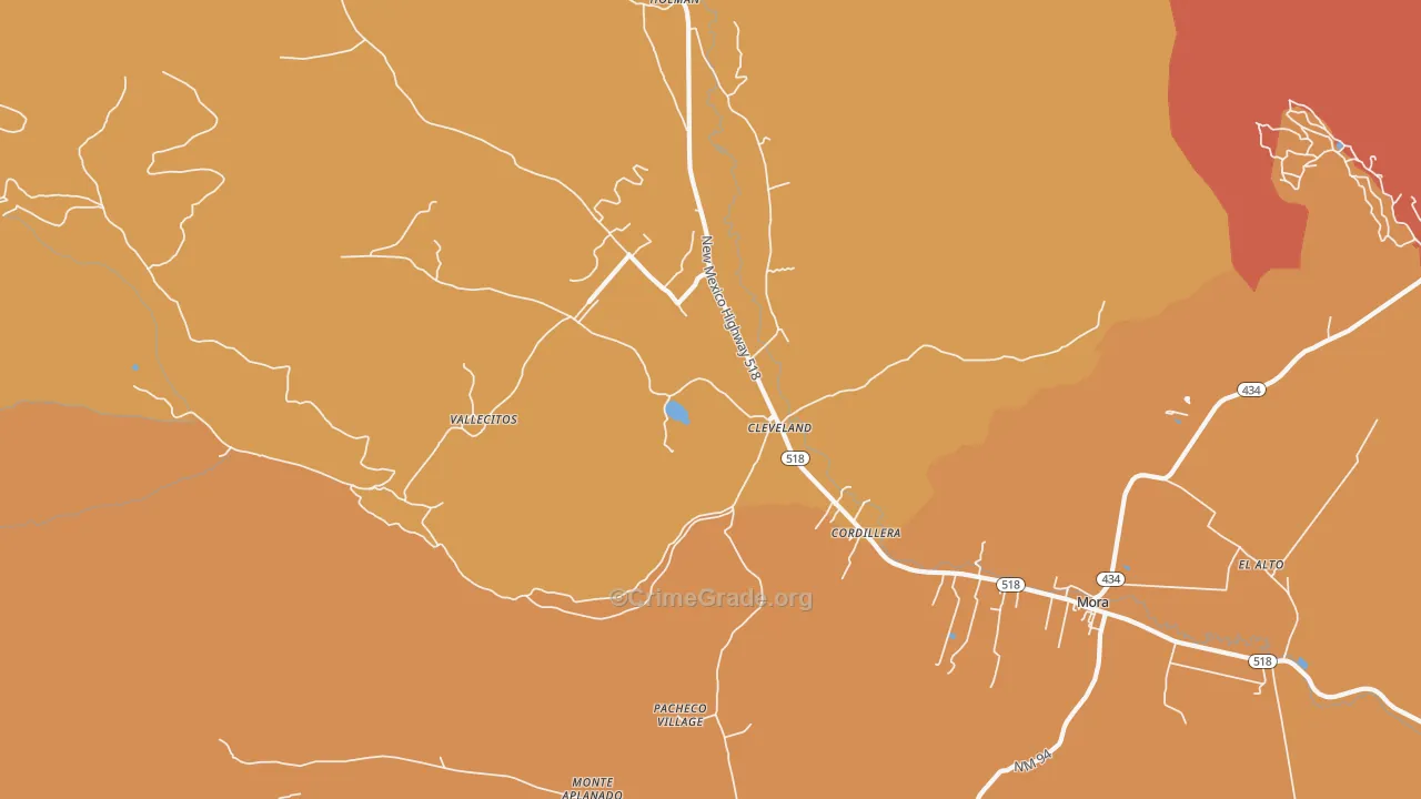 87715, NM Map of Theft Rates