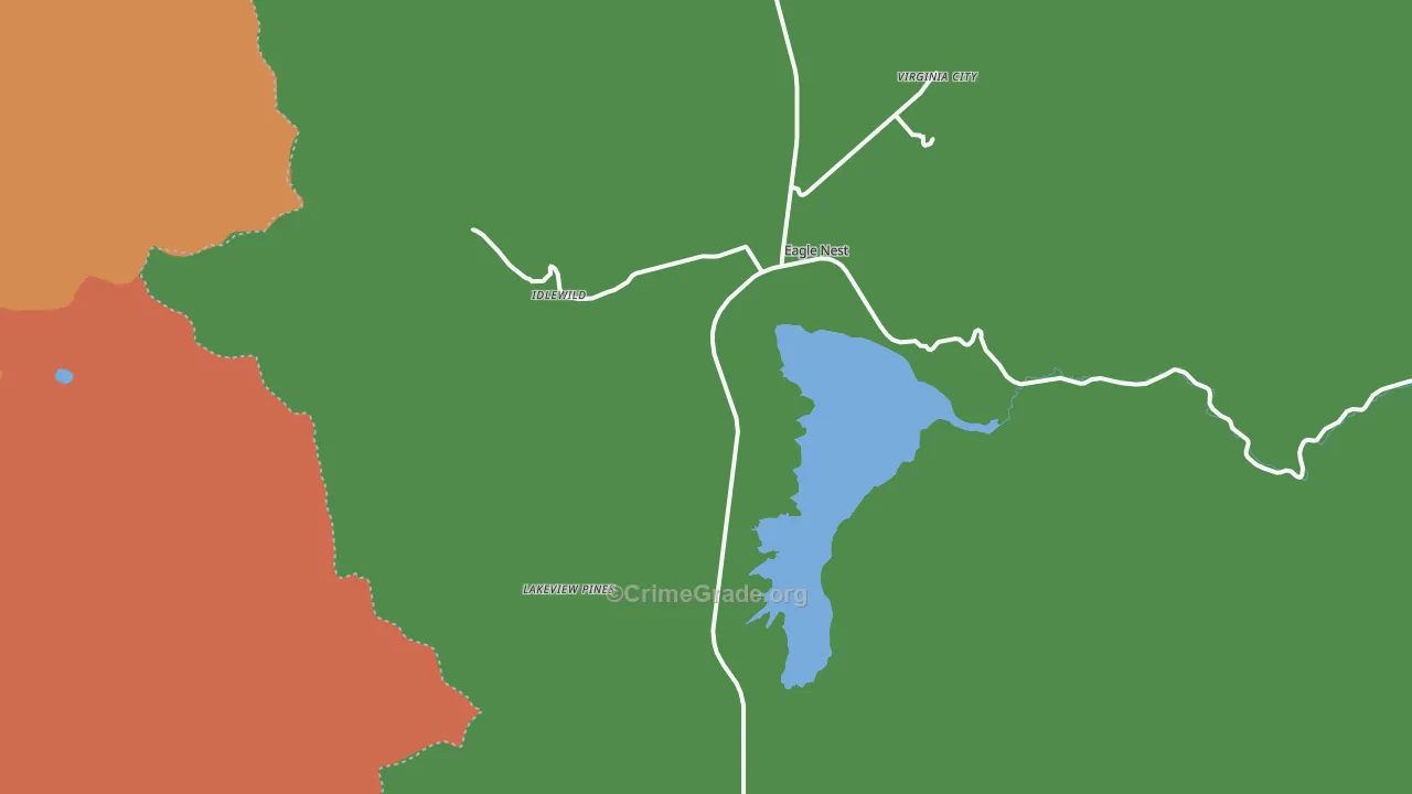87718, NM Map of Theft Rates
