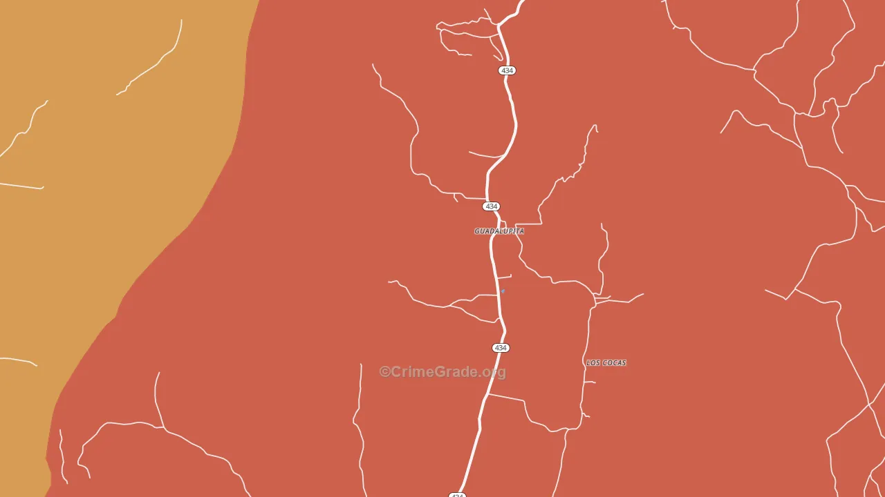 87722, NM Map of Theft Rates