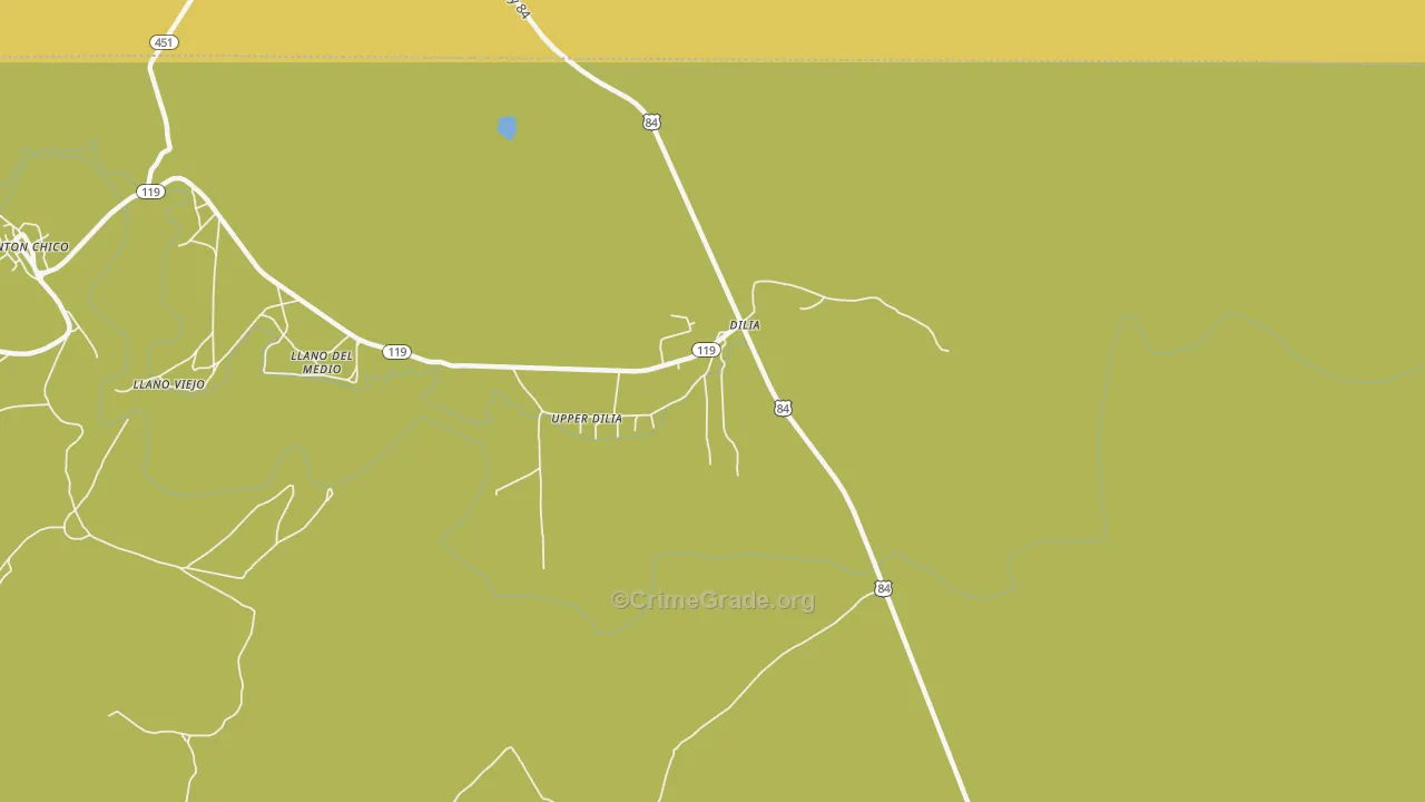 87724, NM Map of Theft Rates