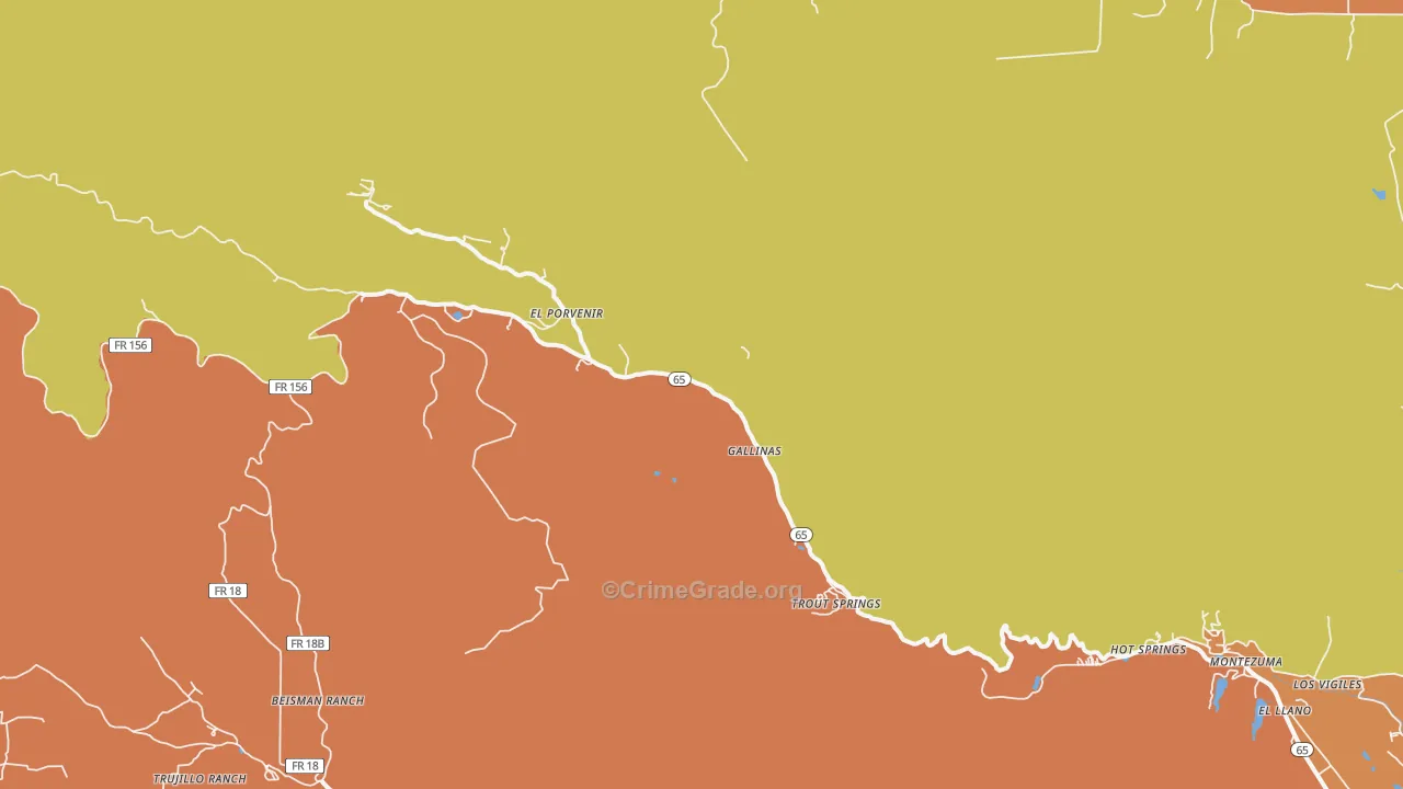 87731, NM Map of Theft Rates