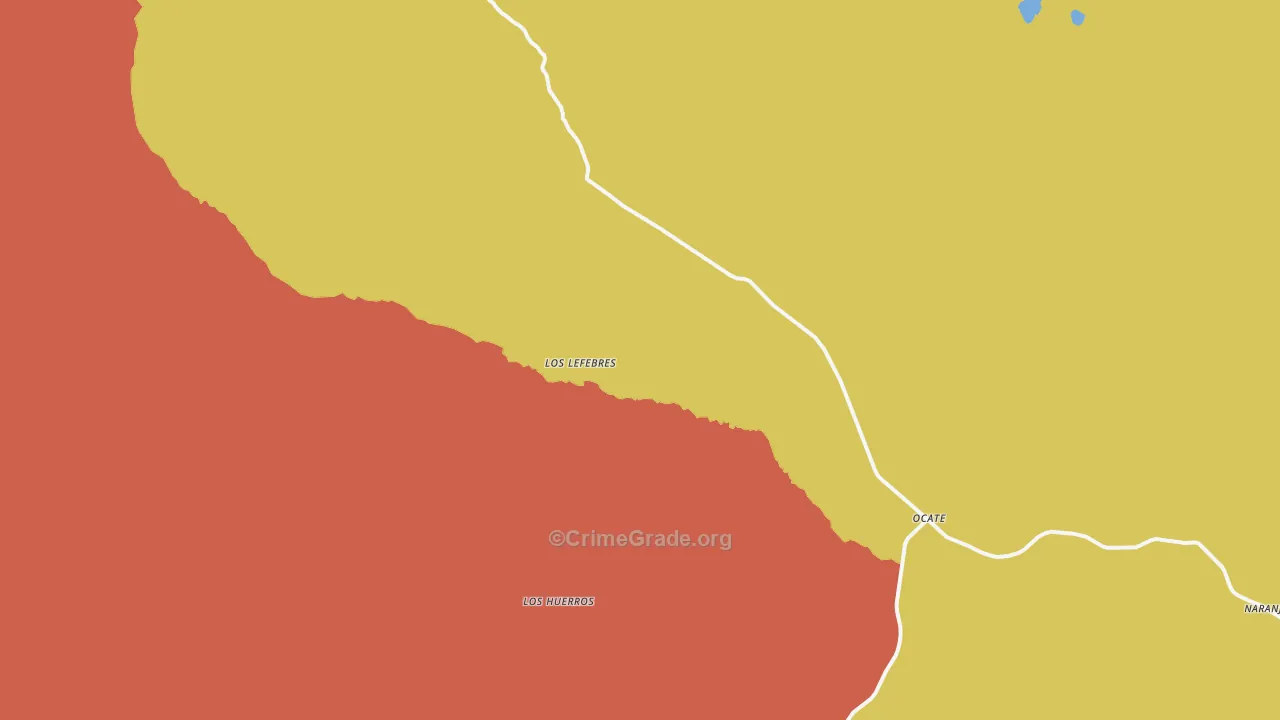 87734, NM Map of Theft Rates