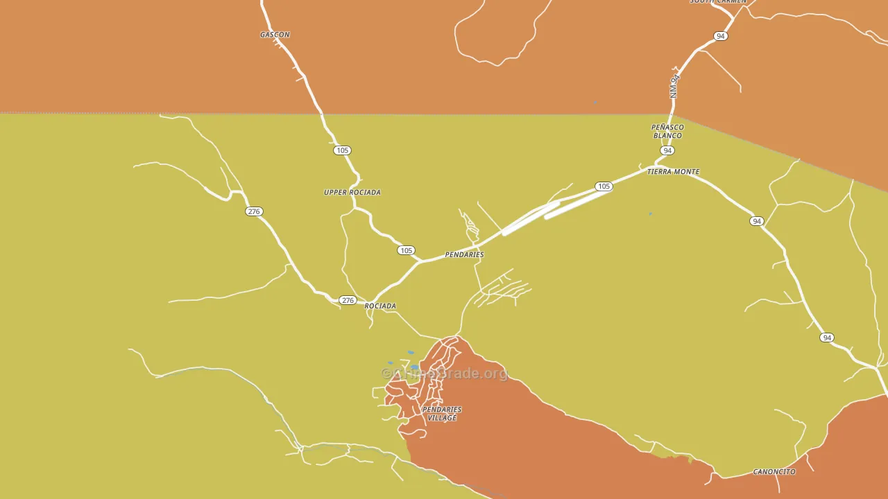 87742, NM Map of Theft Rates