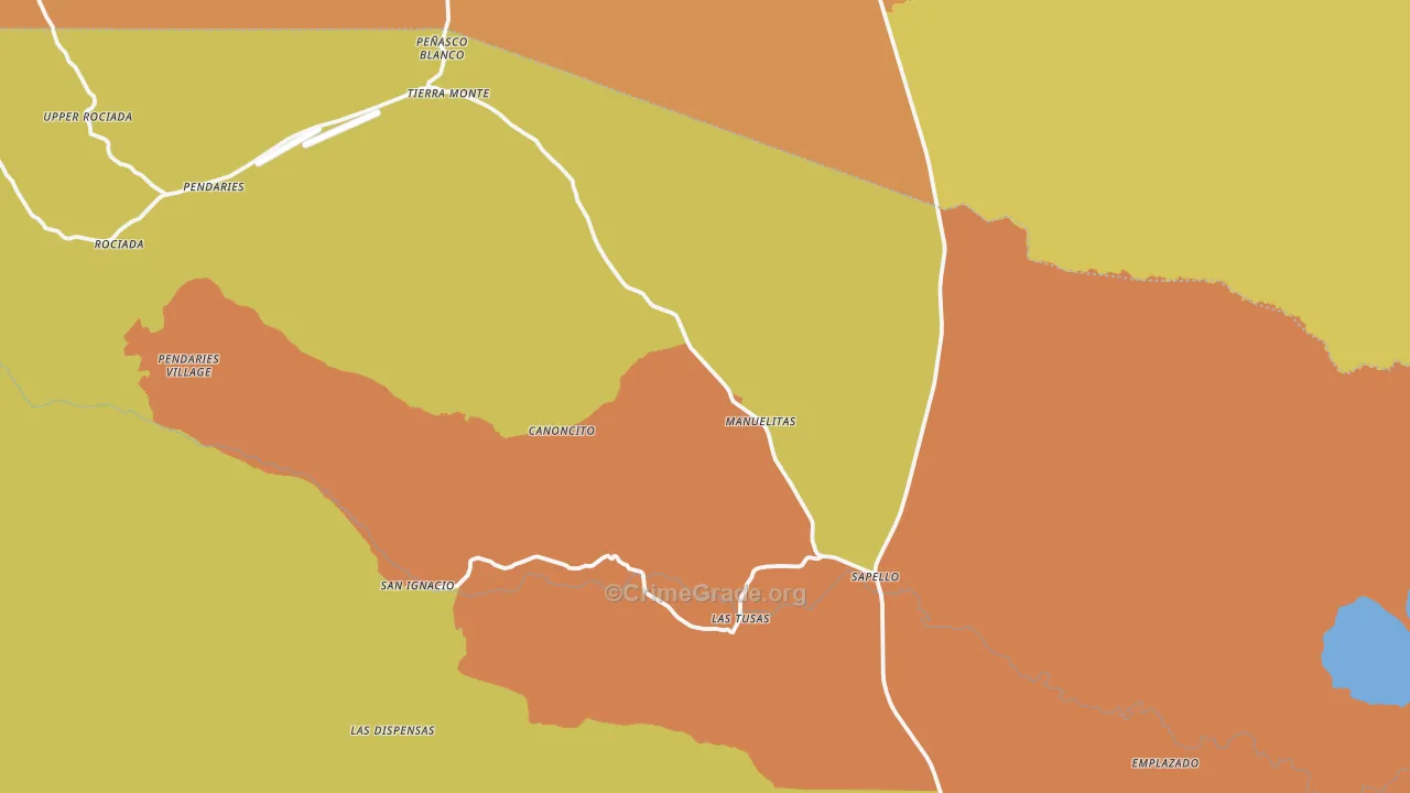 87745, NM Map of Theft Rates