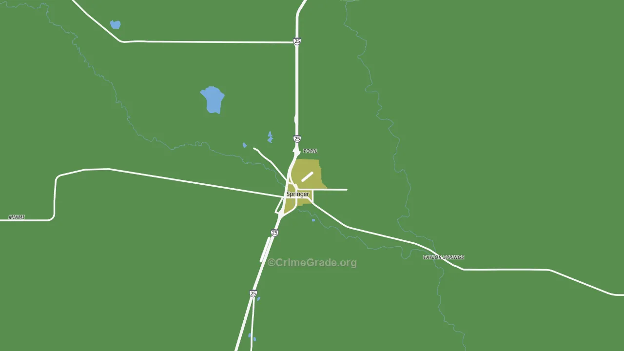 87747, NM Map of Theft Rates