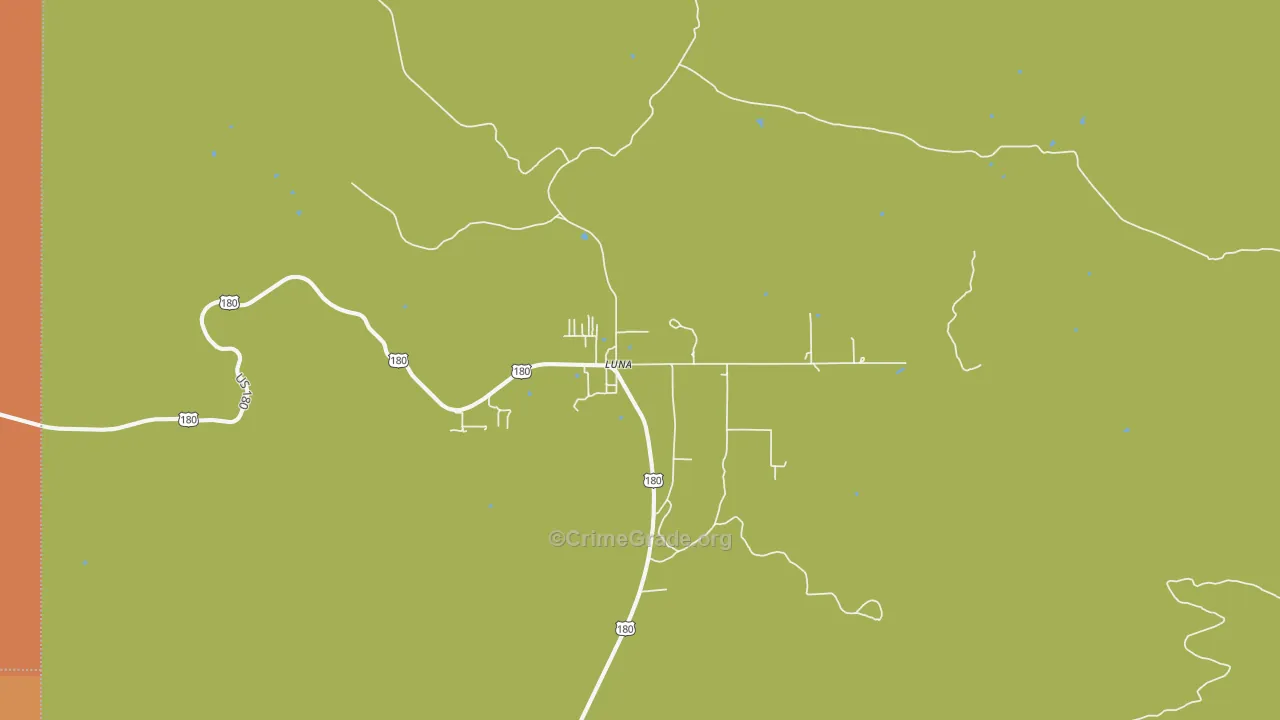 87824, NM Map of Theft Rates