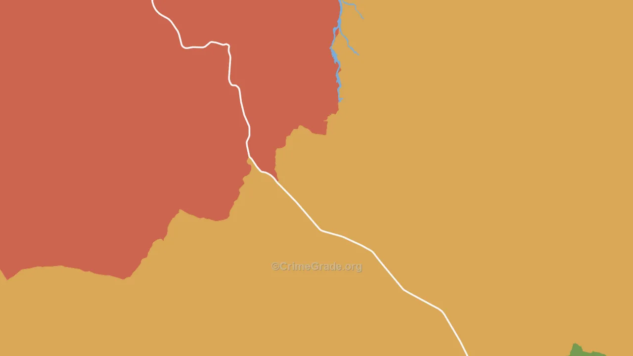 87825, NM Map of Theft Rates